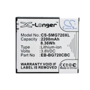 CS-SMG720XL<br />Batteries for   replaces battery EB-BG720CBK