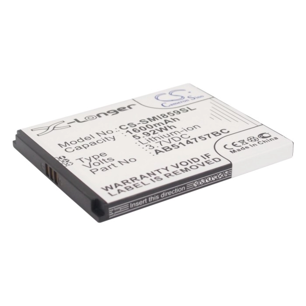 Batterier till mobiltelefoner Samsung CS-SMI859SL