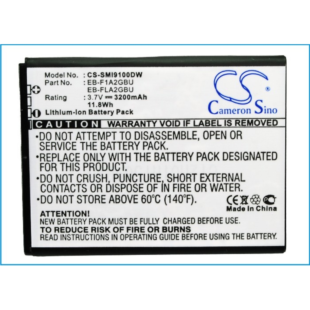 Batteri kompatibel med Samsung CS-SMI9100DW