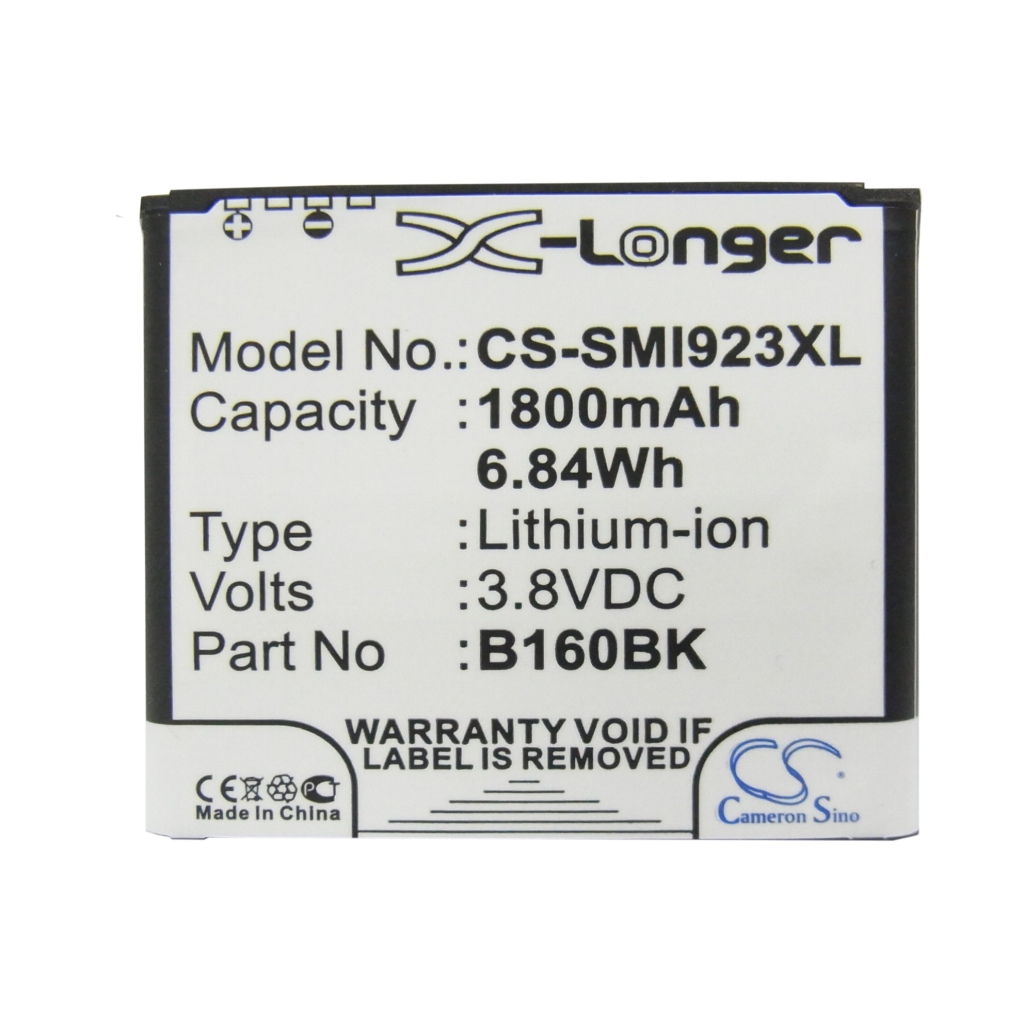 Batteri kompatibel med Samsung CS-SMI923XL