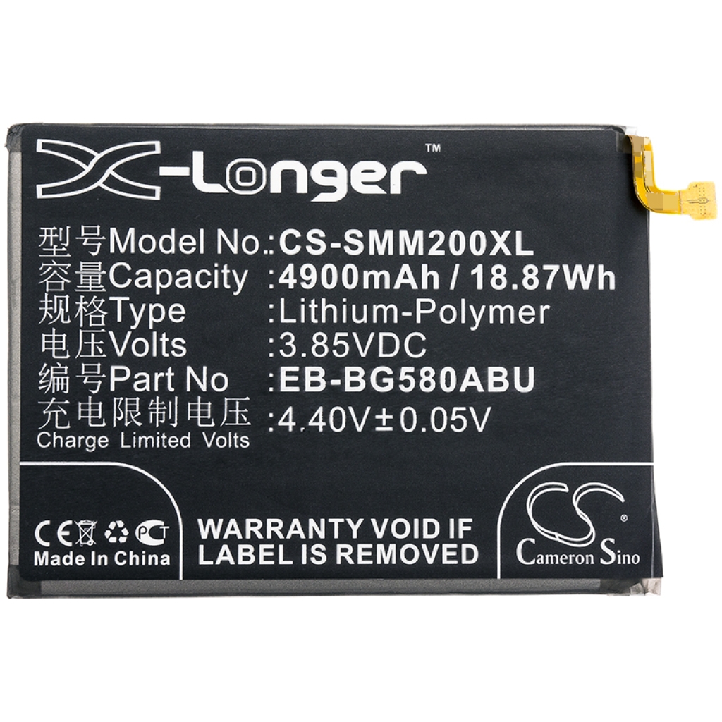 Battery Replaces EB-BG580ABU