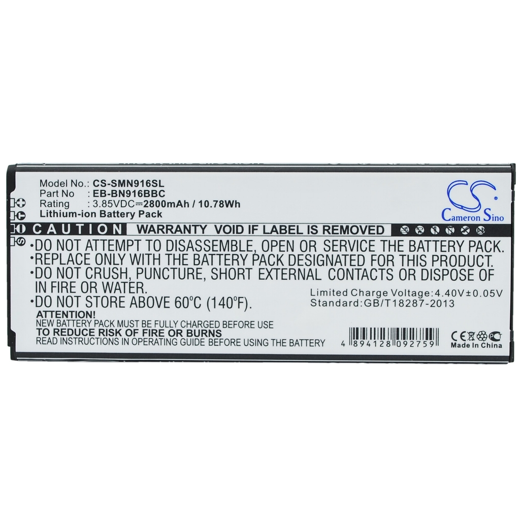 Mobile Phone Battery Samsung SM-N9109W