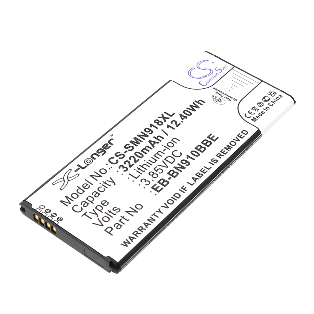 Batterier till mobiltelefoner Samsung Galaxy Note 4