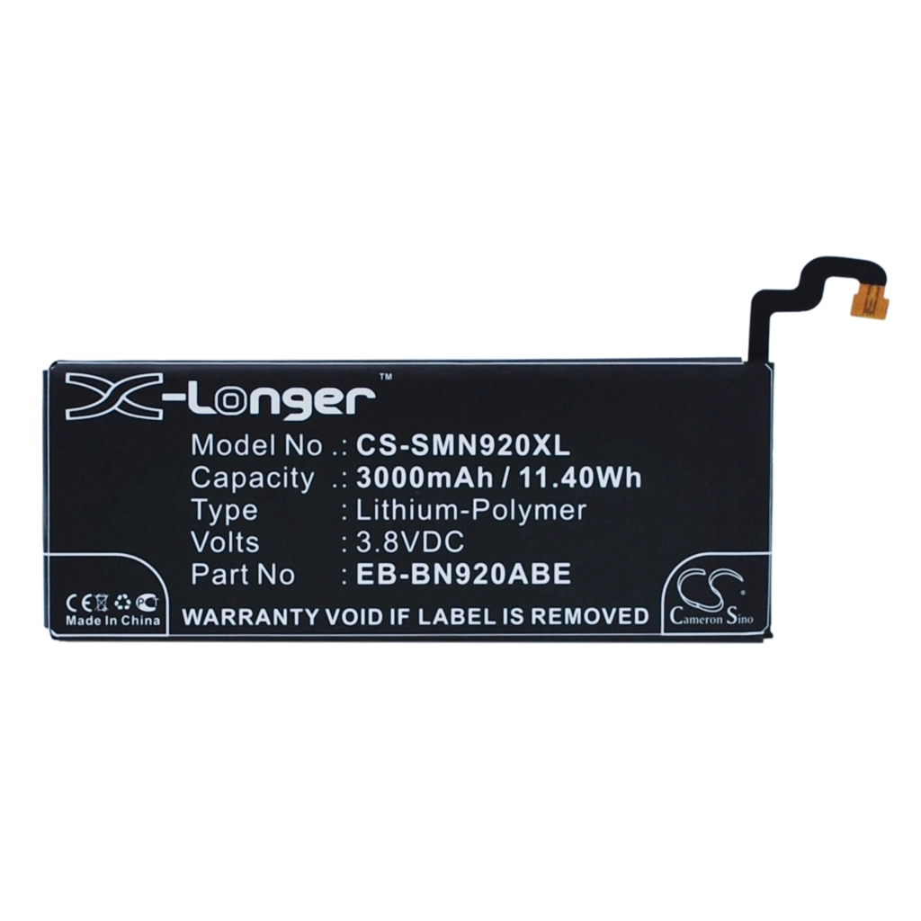 Batterier till mobiltelefoner Samsung CS-SMN920XL