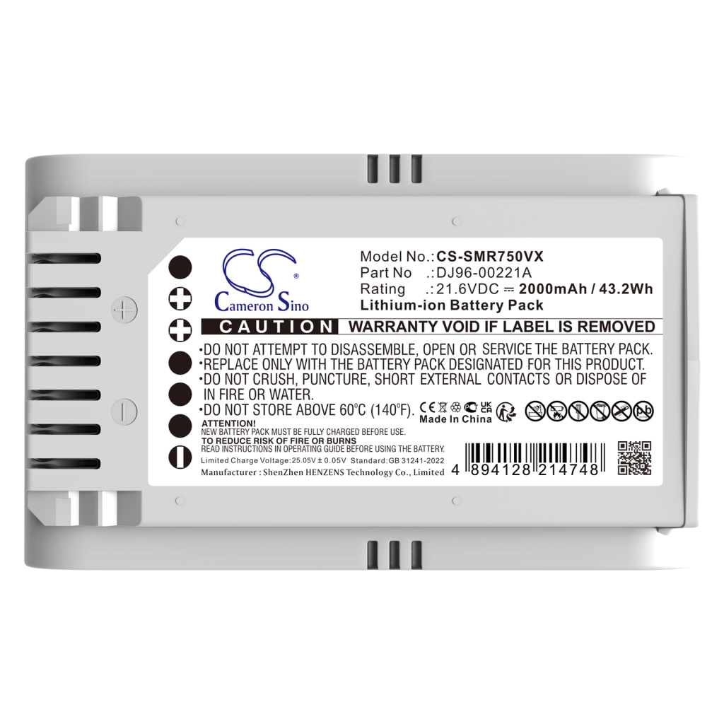 Batterier till dammsugare Samsung Jet 70