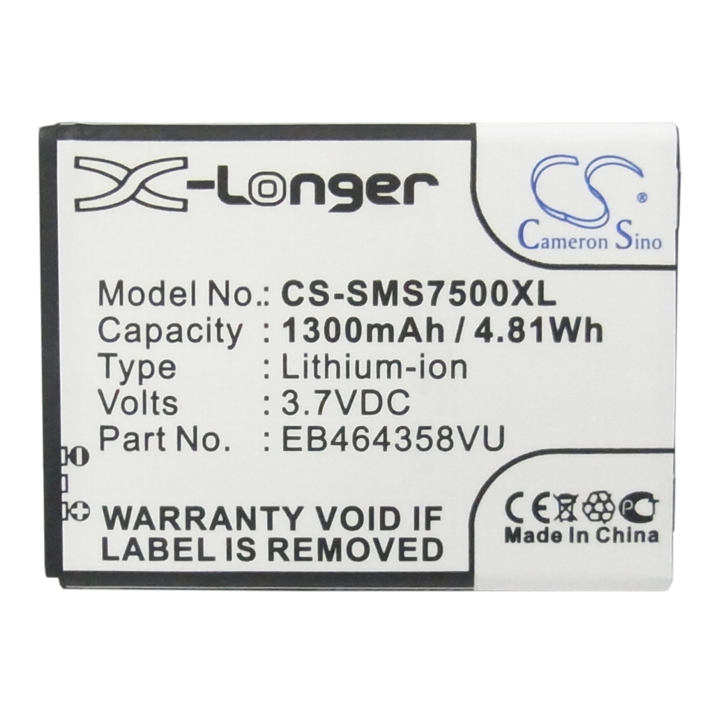 Batteri kompatibel med Samsung AT&T CS-SMS7500XL