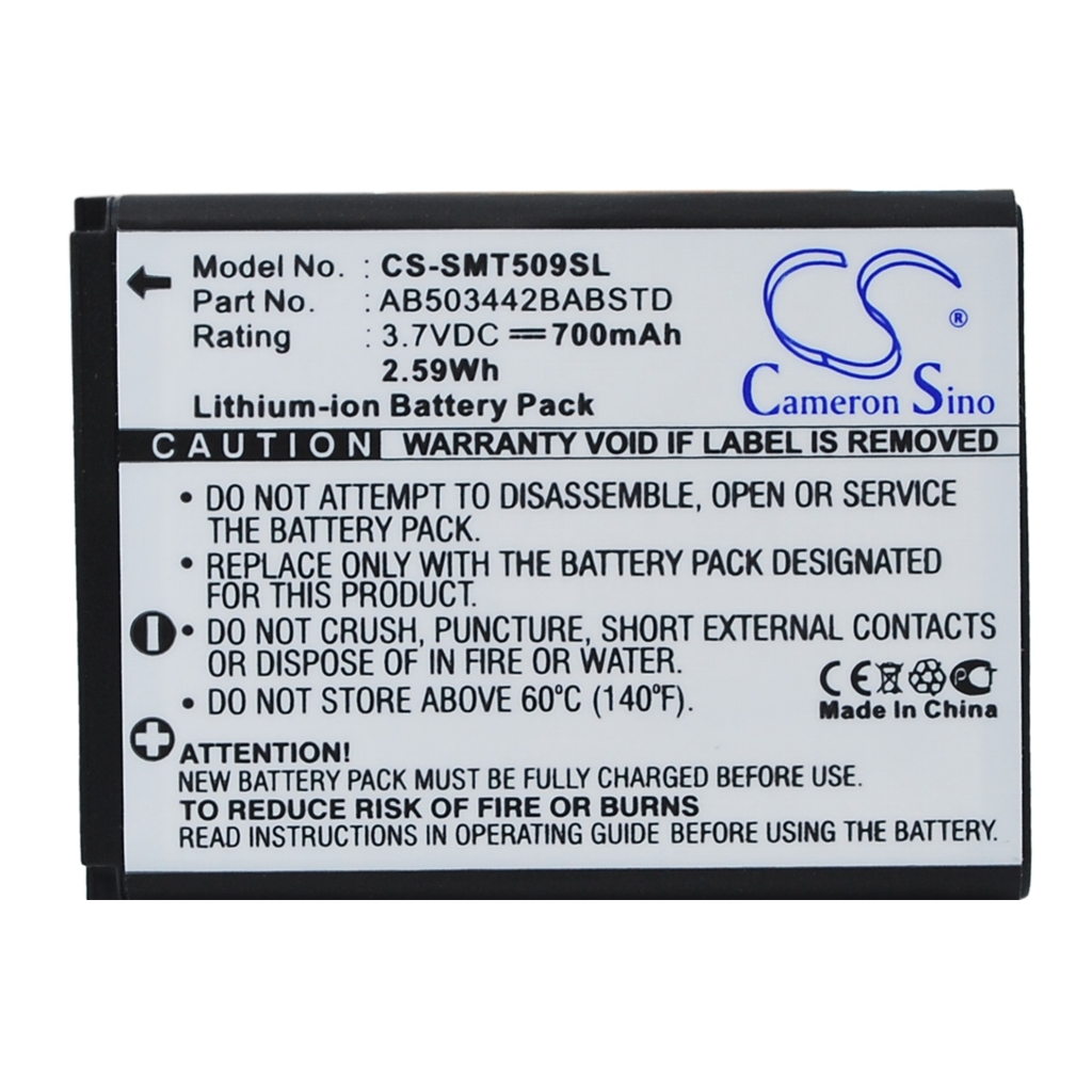 Batterier till mobiltelefoner Samsung CS-SMT509SL