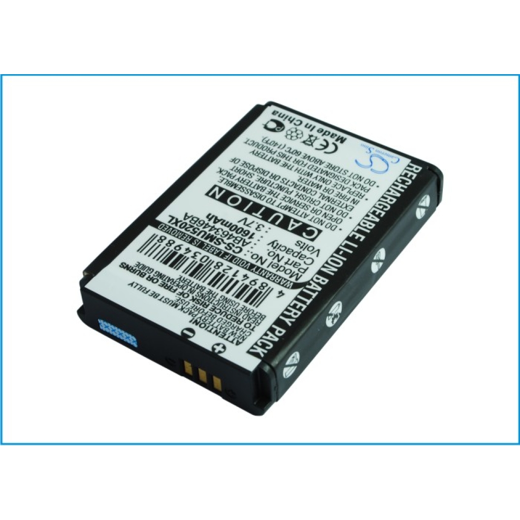 Batteri kompatibel med Samsung CS-SMU520XL