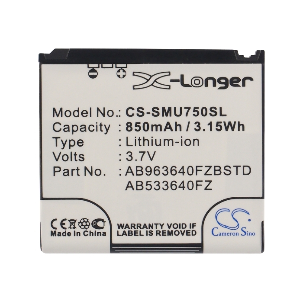 Batteri kompatibel med Samsung Verizon CS-SMU750SL