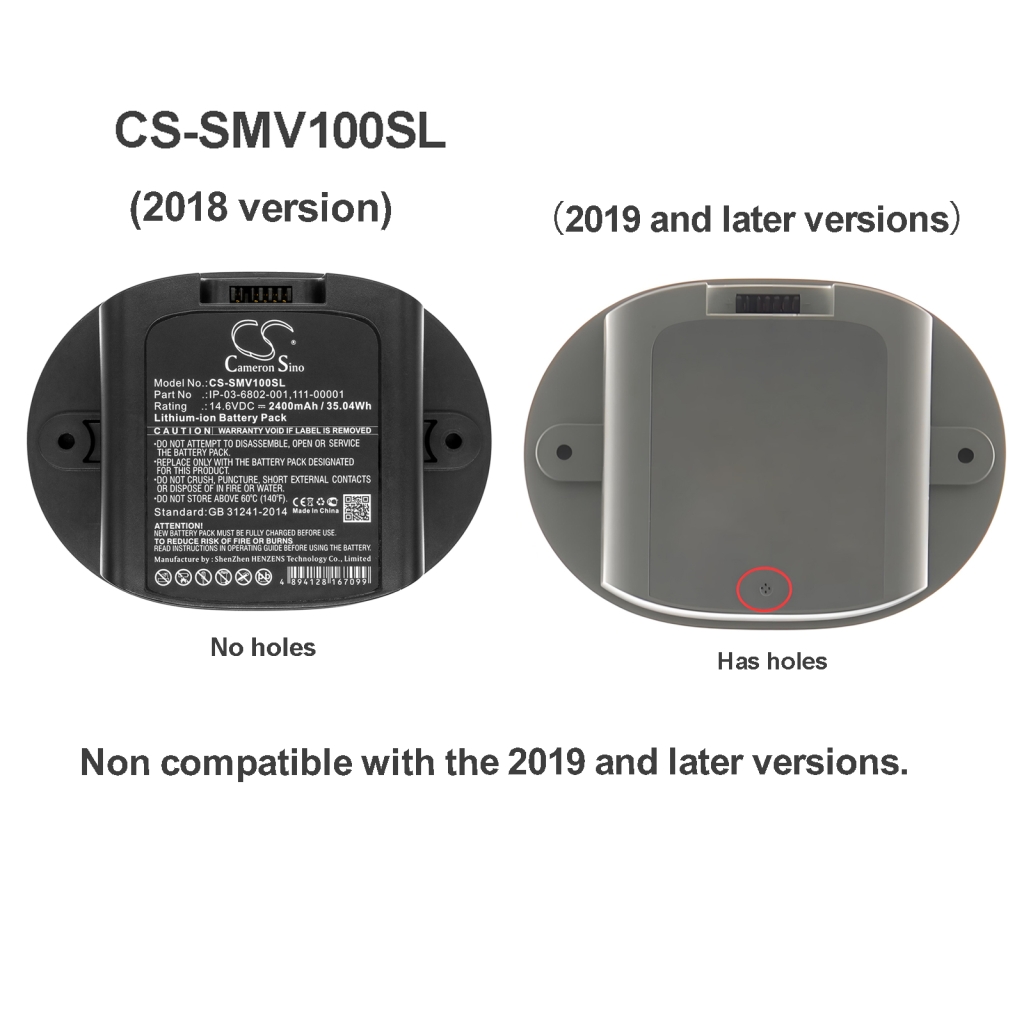 Batterier kompatibel med Sonos Move Move CS-SMV100SL