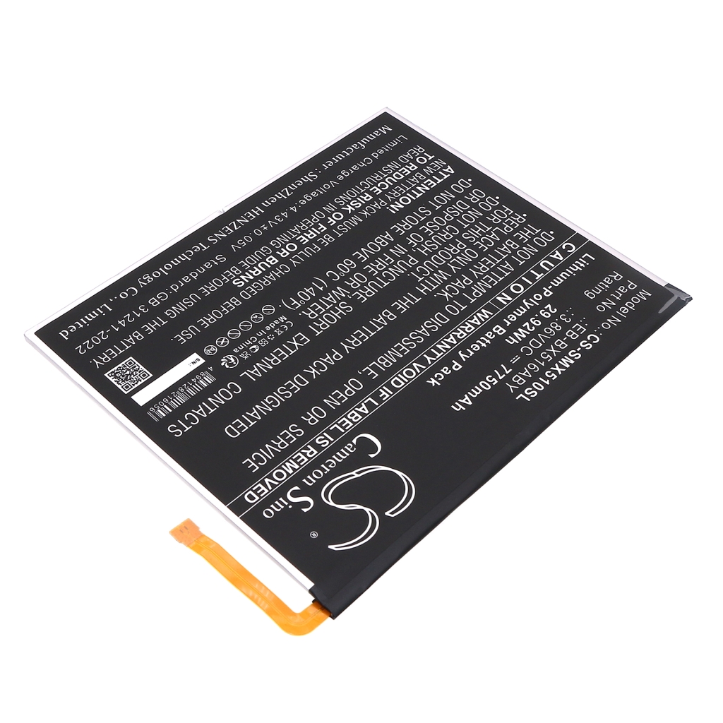 Batterier för surfplattor Samsung CS-SMX510SL