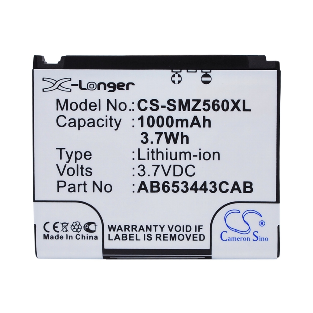Batteri kompatibel med Samsung CS-SMZ560XL