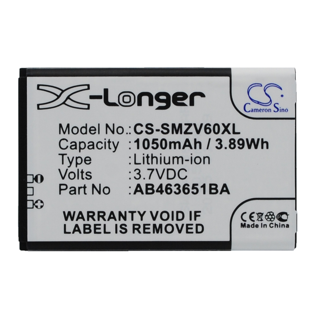 Batteri kompatibel med Samsung CS-SMZV60XL