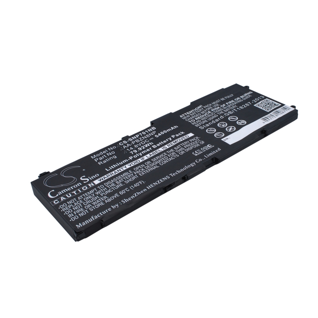 Batterier till bärbara datorer Samsung CS-SNP701NB