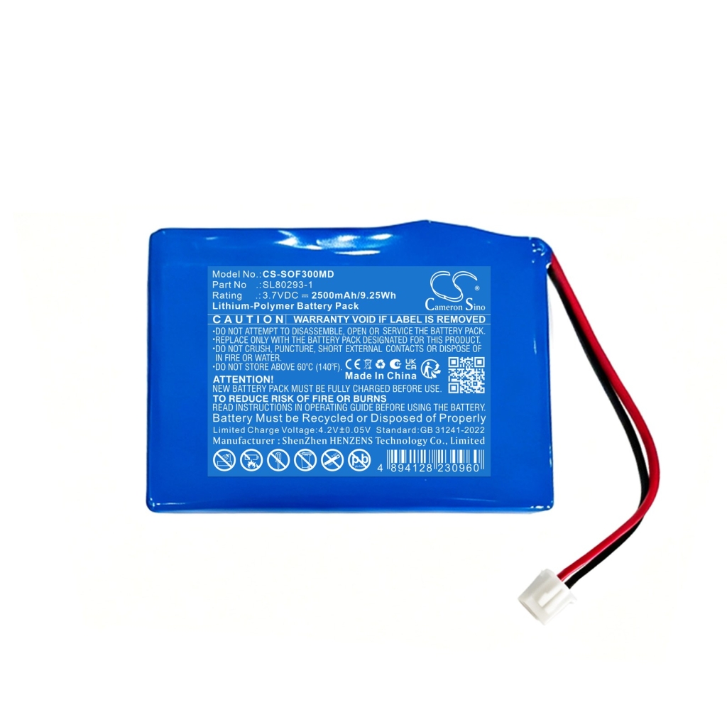 Batteri kompatibel med Osen CS-SOF300MD
