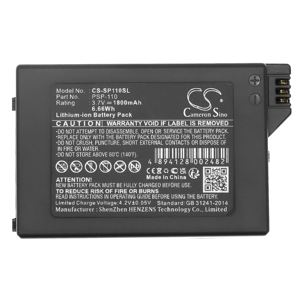 Batterier till spelkonsoler Sony CS-SP110SL