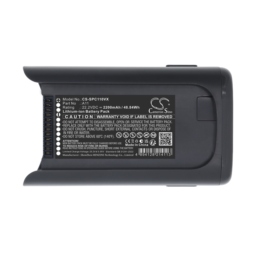 Batteri kompatibel med Supro CS-SPC110VX