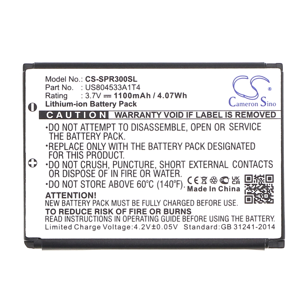Camera Battery Spare CS-SPR300SL