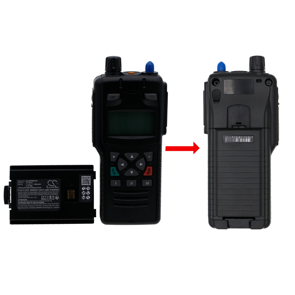 Two-Way Radio Battery Sepura STP9038