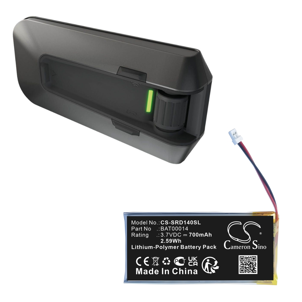 Batterier för trådlösa hörlurar och headsets Cardo CS-SRD140SL