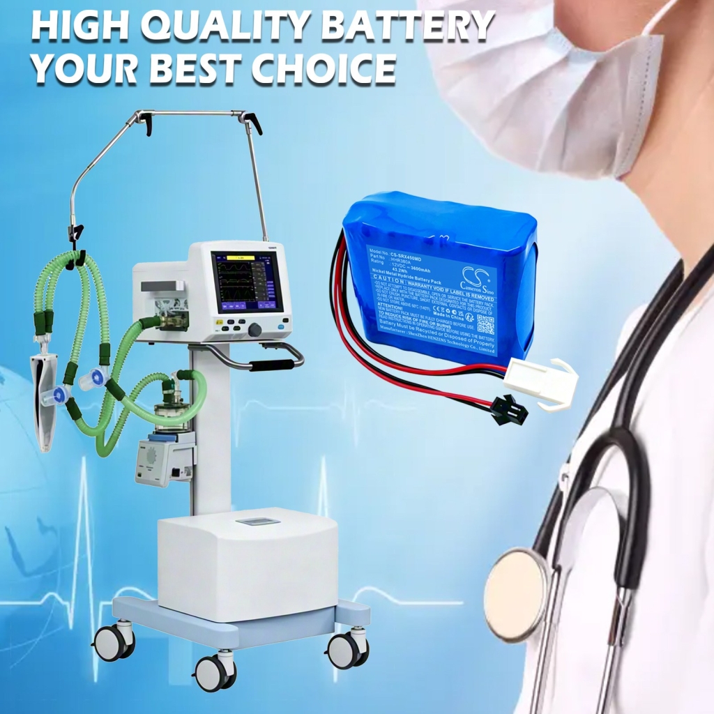 Batteri kompatibel med Siriusmed CS-SRX450MD