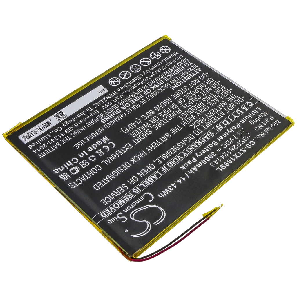 Batteri kompatibel med Smartab CS-STX109SL