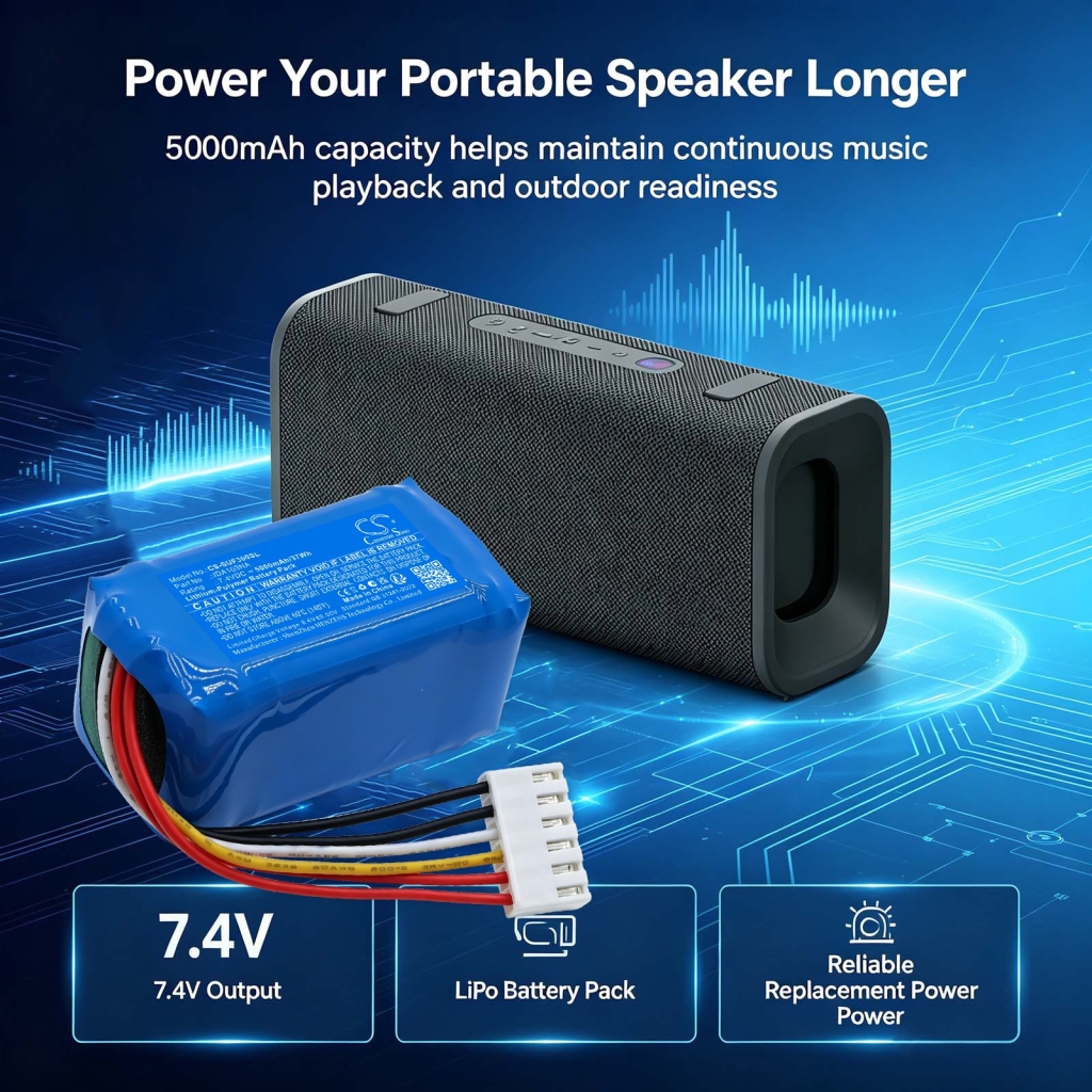 Batterier kompatibel med Sony ULT Field 3 Field 3 Wireless Speaker Bluetooth Field 5 CS-SUF300SL