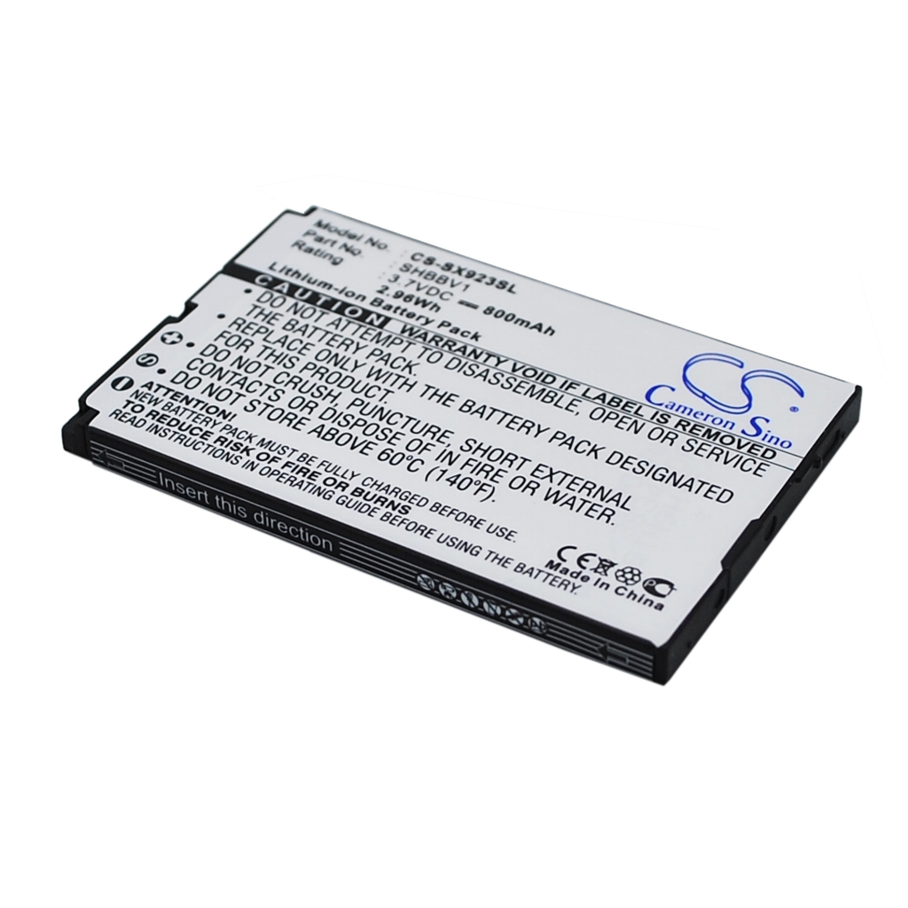 Compatible battery replacement for Sharp SHBBV1