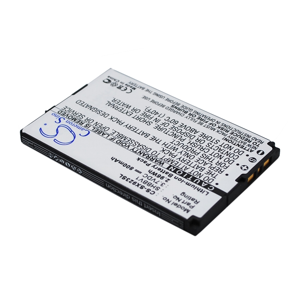 Compatible battery replacement for Sharp SHBBV1