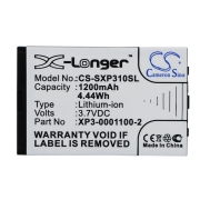 CS-SXP310SL<br />Batterier för  ersätter batteri XP3-0001100-2