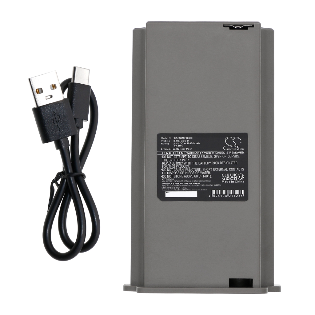Batterier för sportutrustning Tactacam CS-TCM200MC