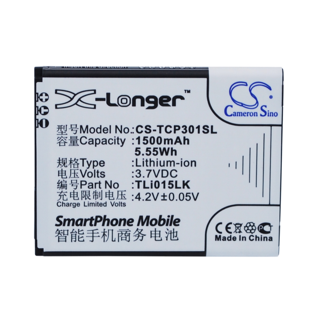 Batteri kompatibel med TCL CS-TCP301SL