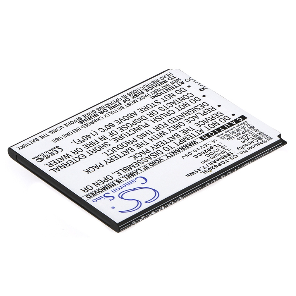 Batterier kompatibel med TCL ONO ONO CS-TCP620SL