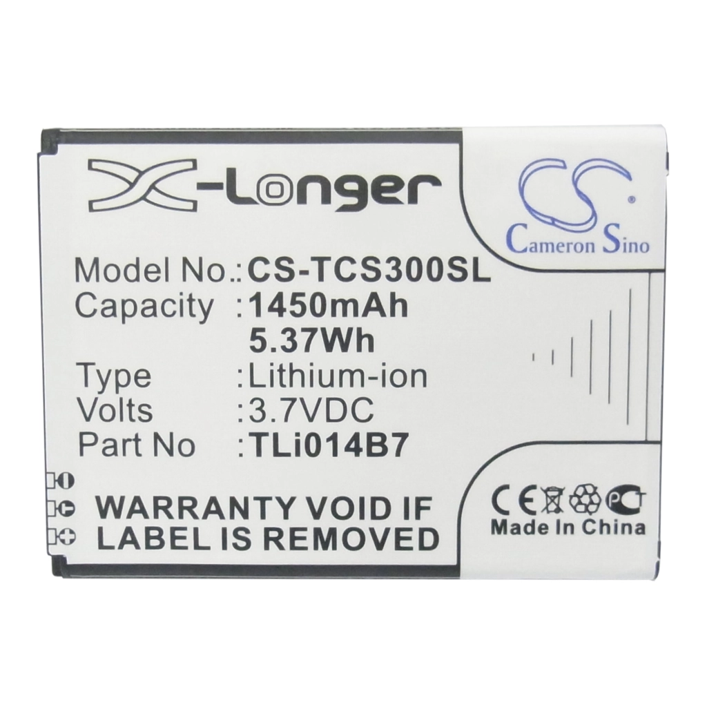 Batterier till mobiltelefoner TCL S300T