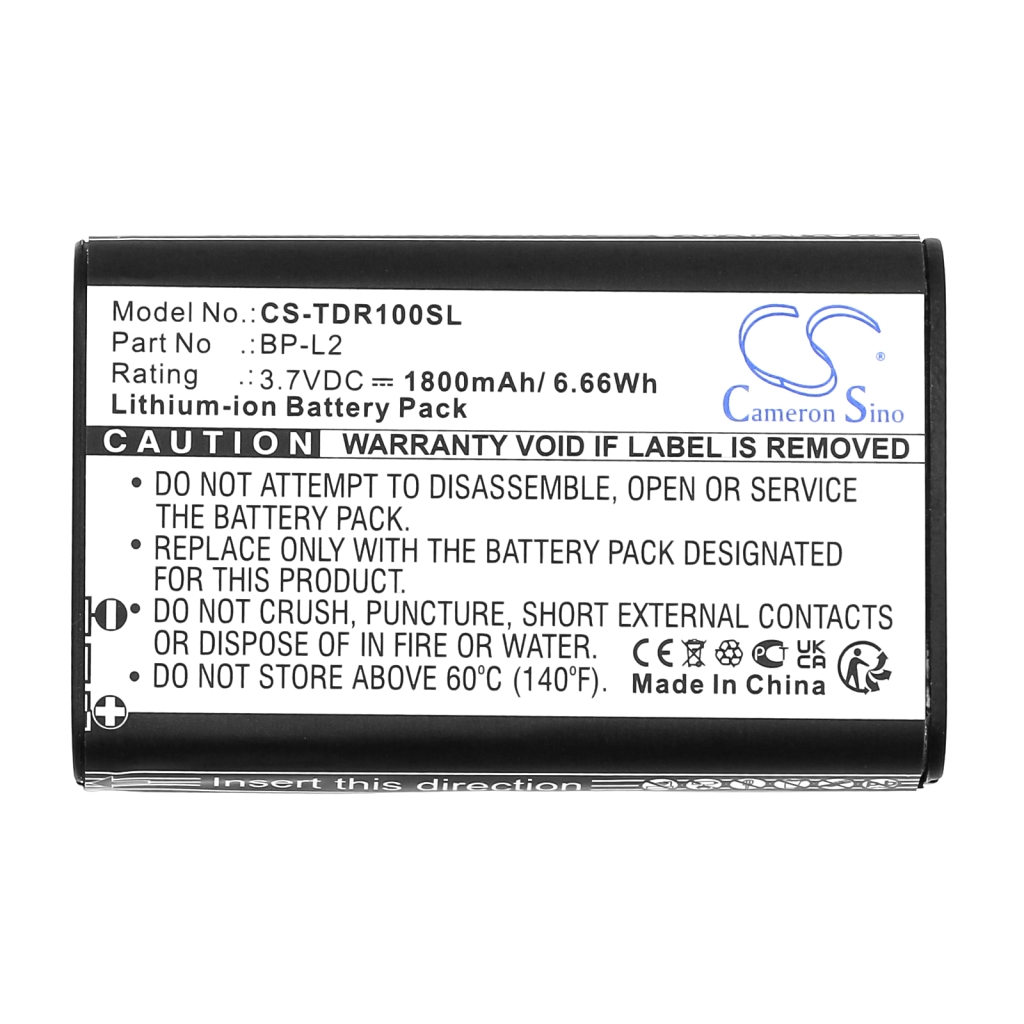 Batterier för inspelare Tascam CS-TDR100SL