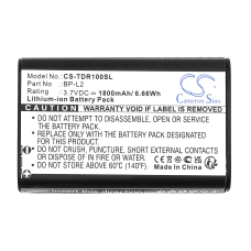 Kompatibel batteribyte för Tascam BP-L2