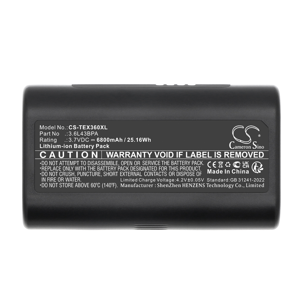 Battery Replaces 3.6L43BPA
