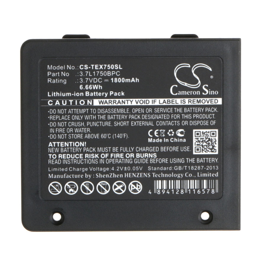 Batterier till bärbara datorer Texas instruments CS-TEX750SL