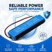 Batterier kompatibel med Tzumi Fitrx Pro 7610 CS-TFP761SL
