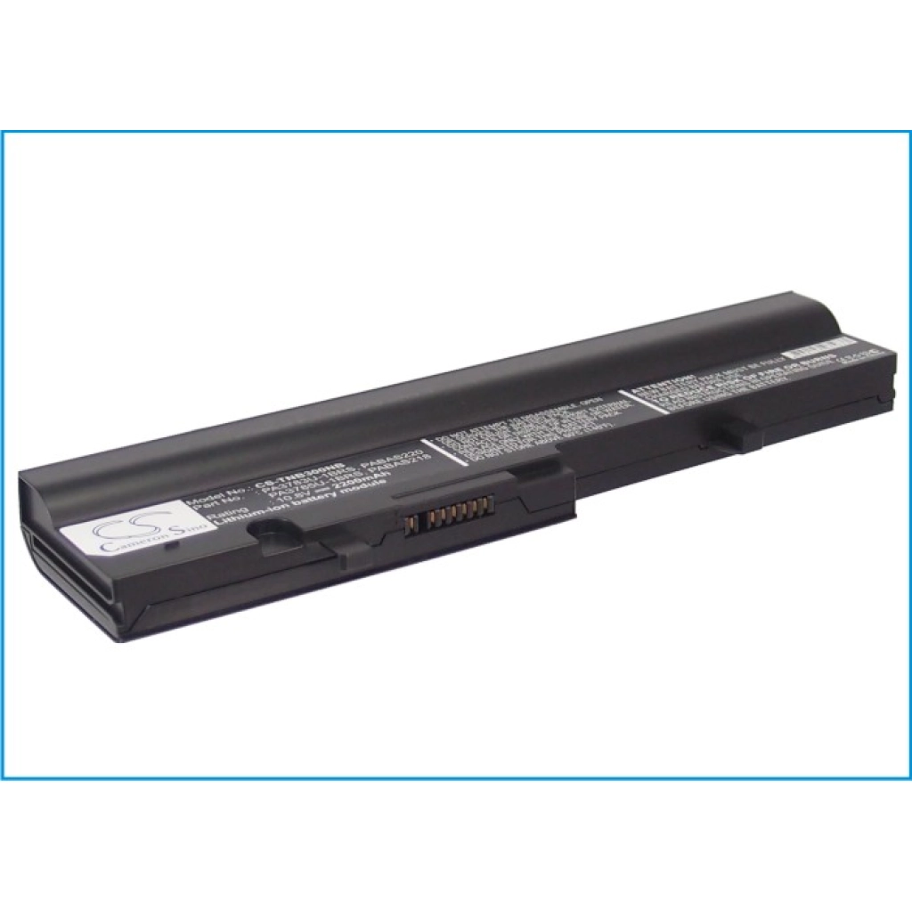 Batterier till bärbara datorer Toshiba Satellite NB300