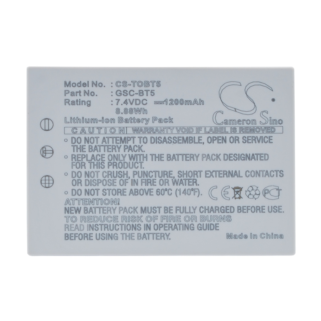 Batteri kompatibel med Toshiba CS-TOBT5