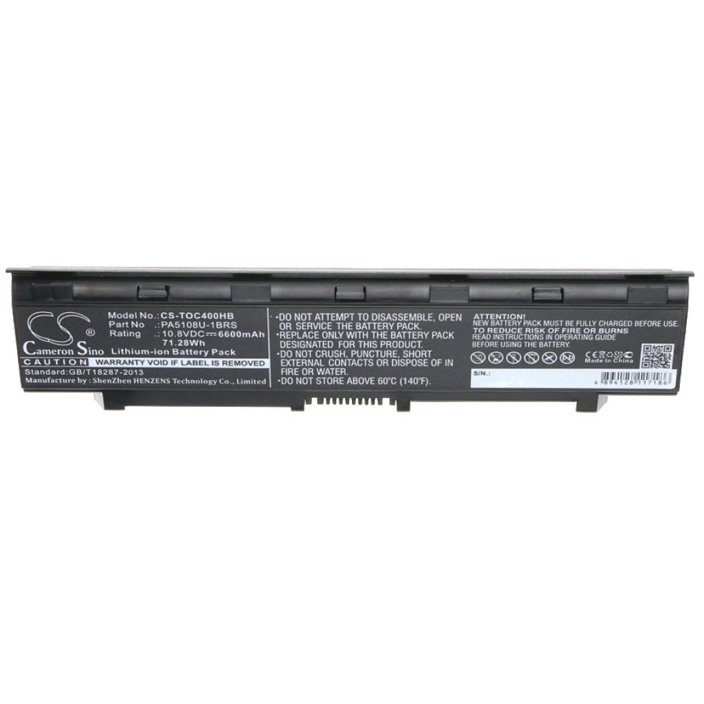 Batteri kompatibel med Toshiba CS-TOC400HB