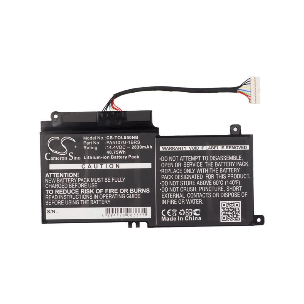 Batterier till bärbara datorer Toshiba CS-TOL550NB