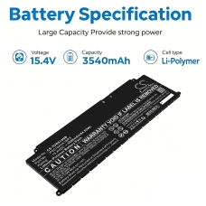 Kompatibel batteribyte för TOSHIBA PS0104UA1BRS