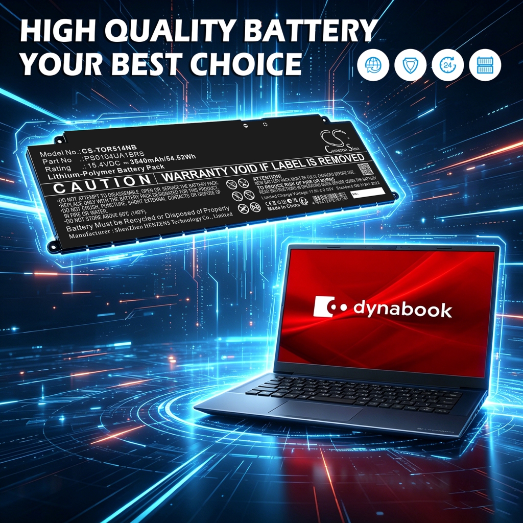 Batteri kompatibel med Toshiba CS-TOR514NB