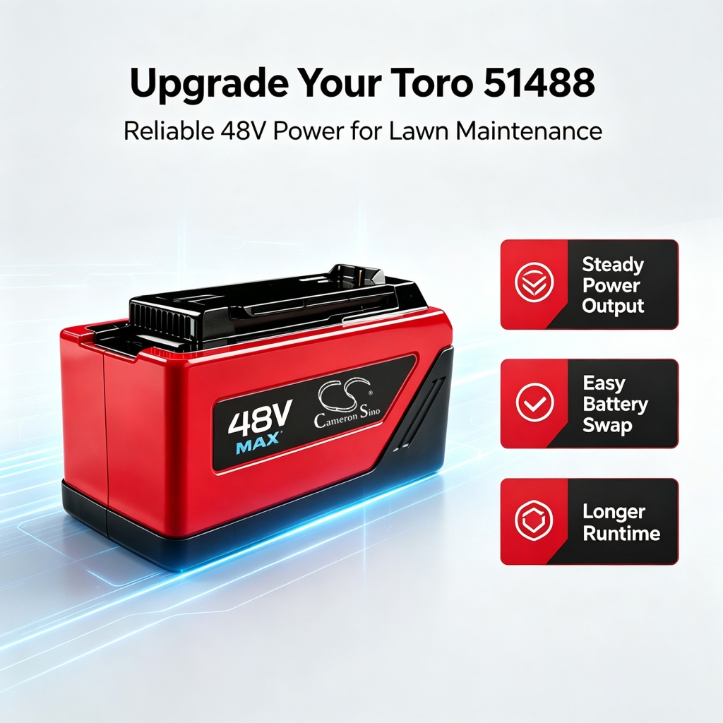 Batterier kompatibel med TORO Brush Cutter 51488 CS-TRF488VX