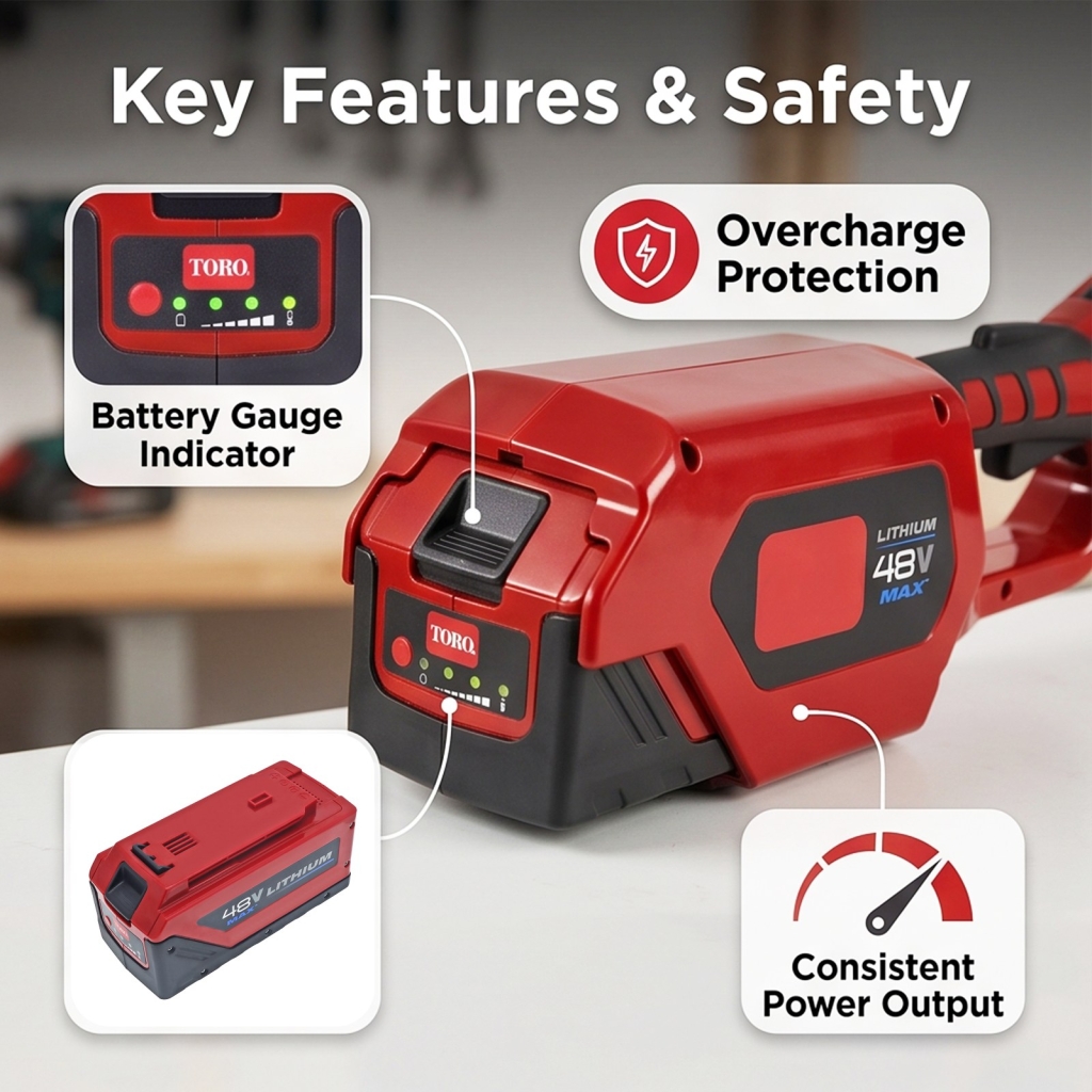 Batterier kompatibel med TORO Brush Cutter 51488 CS-TRF488VX