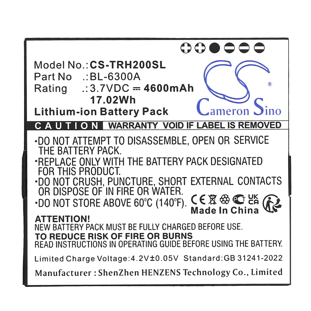 Batterier för verktyg Hi-target CS-TRH200SL
