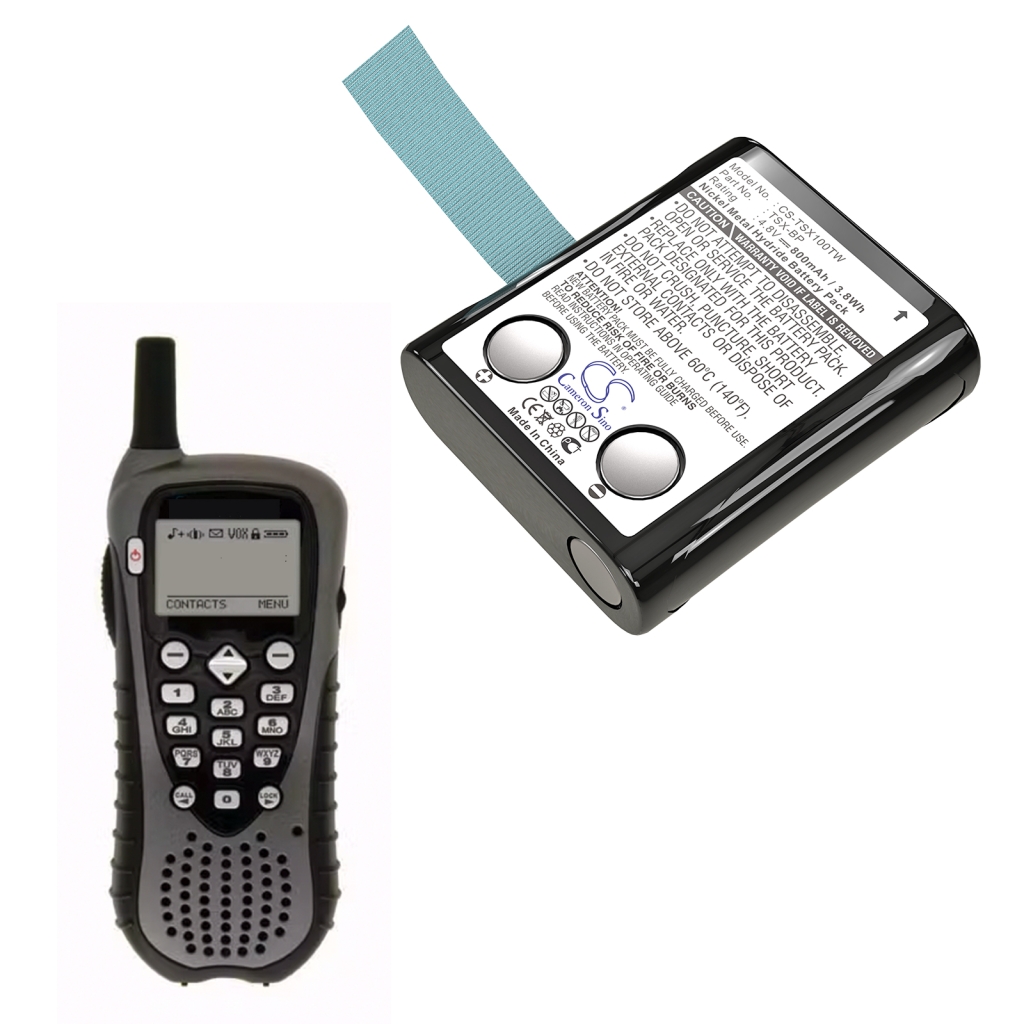 Batterier till radioapparater TriSquare CS-TSX100TW
