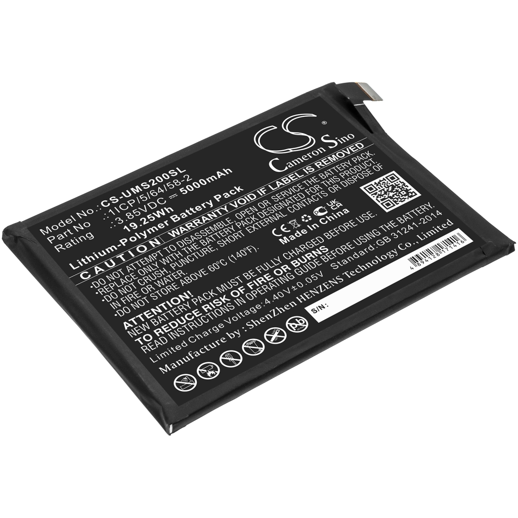 Battery Replaces 1ICP/5/64/58-2